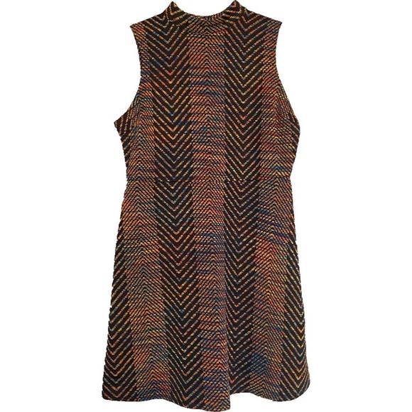 Bar III Black and Multi Colored Dress Size Medium NWT - Picture 1 of 15